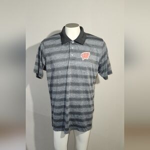 Russel Wisconsin Badgers Men's Polo Short Sleeve